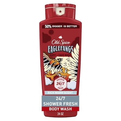 Old Spice Body Wash for Men, Eaglefangs, Long Lasting Lather 709 ml, $1.59/100ml