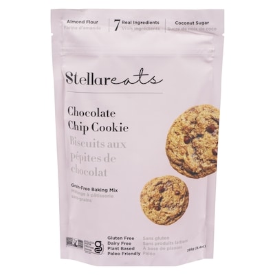 Stellareats Grain-Free Baking Mix Chocolate Chip Cookie 266 g, $5.26/100g