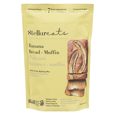 Stellareats Grain-Free Baking Mix Banana Bread + Muffin 265 g, $5.66/100g