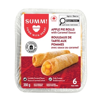 Sum-m Rouleaux de tarte aux pommes 350 g, 1,28 $/100g