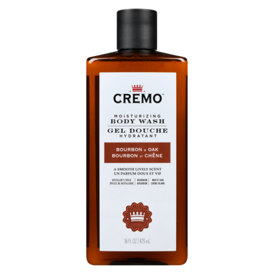 Cremo Gel douche bourbon et chêne 473 ml, 2,75 $/100ml