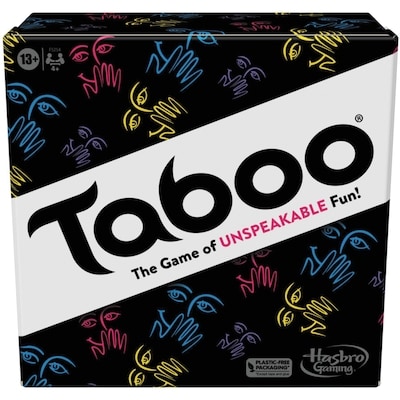 Hasbro Taboo Board Game, Word Guessing Party Games for Adults and Teens 1 ea, $30.00/1ea