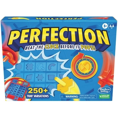 Hasbro Perfection Game for Kids, Preschool Board Games, Memory Games for Kids for Ages 5+ 1 ea, $30.00/1ea