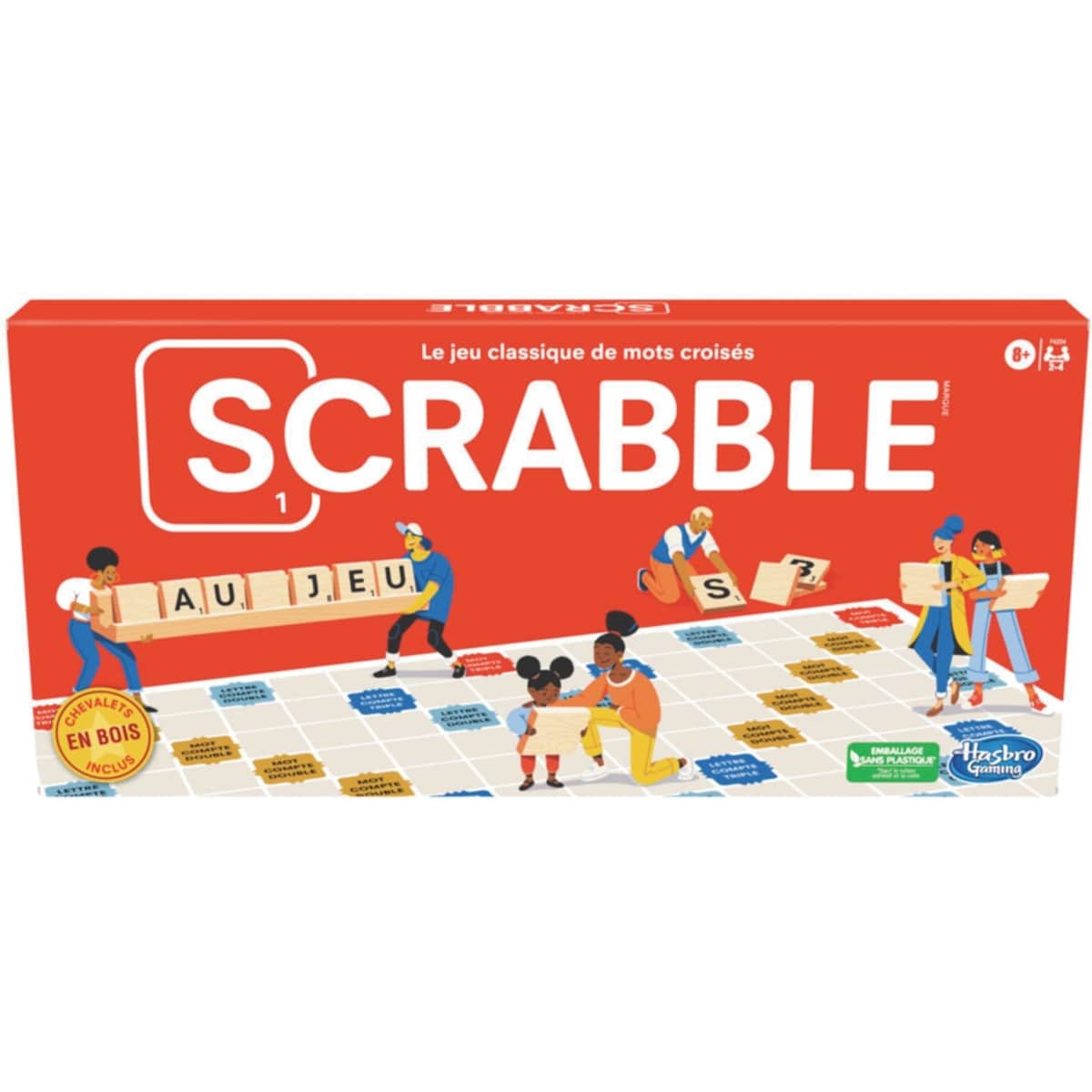 Hasbro Scrabble Board Game, The Classic Crossword Game, French Version 1 ea, $30.00/1ea