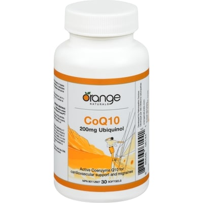 Orange Naturals Coq10 200 Mg Ubiquinol 30 ea, $2.33/1ea