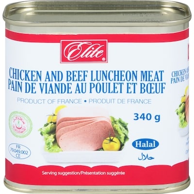 Elite Chicken And Beef Luncheon Meat 340 g, $1.03/100g