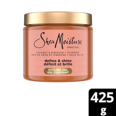 Shea Moisture Coco & Hibiscus Gel Coiffant Définition & Brillance 425 g, 2,59 $/100g