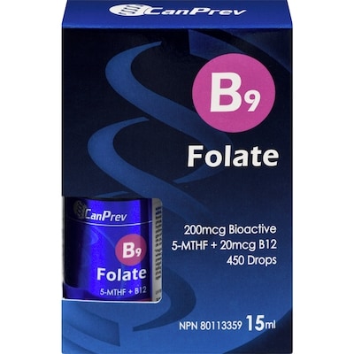 CanPrev B9 Folate 15 ml, $173.27/100ml