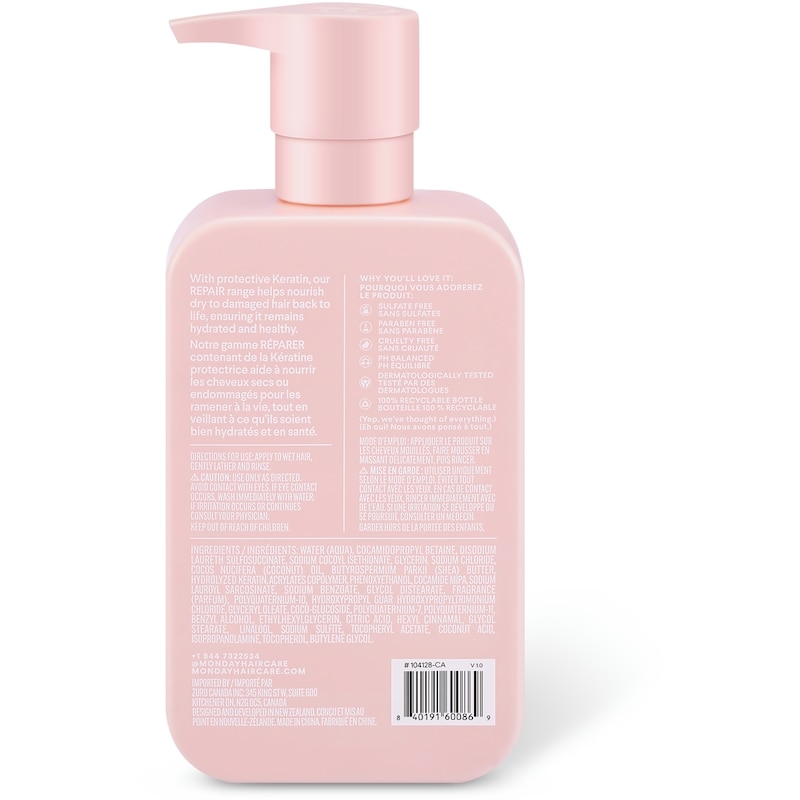 Repair Shampoo with Keratin 