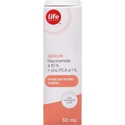 Life Sérum de niacinamide à 10 % et de zinc PCA à 1 % 30 ml, 21,63 $/100ml