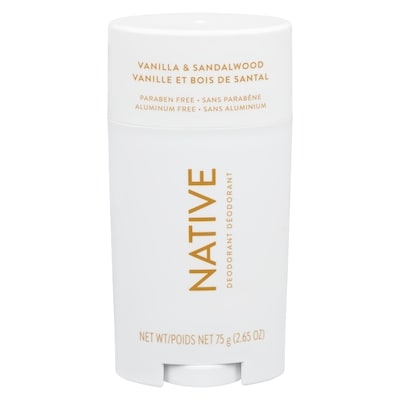Native Deodorant Vanilla & Sandalwood 75 g, $16.79/100g