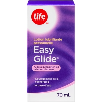 Life Lotion lubrifiante personnelle Easy Glide 70 ml, 6,13 $/100g