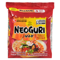 Nong Shim Neoguri Ramyun Noodles With Soup Mix Spicy Seafood Flavour 480 g, $1.25/100g
