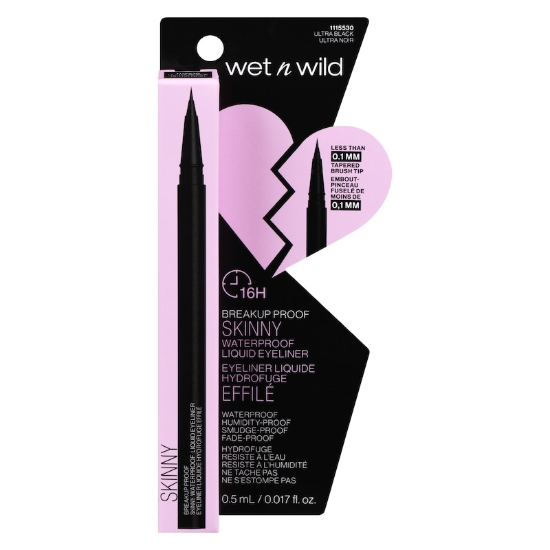 Breakup Proof Skinny Waterproof Liquid Eyeliner 1115530 Ultra Black