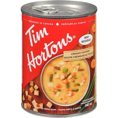 Tim Hortons Ready To Serve Soup Creamy Chicken 540 ml, $0.83/100ml