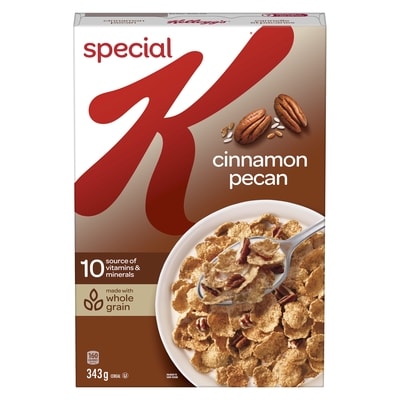 Kelloggs Cereal Special Edition Cinnamon Pecan 343 g, $2.04/100g