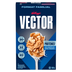 Kellogg’s Vector substitut de repas format familial 550 g, 1,09 $/100g