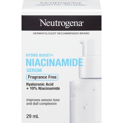 Neutrogena Hydro Boost Niacinamide Serum, Hyaluronic Acid, 10 Niacinamide Vitamin B3, Fragrance Free Facial Serum 29 ml, $103.41/100ml