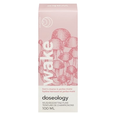 Doseology Wake - Teinture de champignon hydne hérisson et yerba maté 100 ml, 22,99 $/100ml