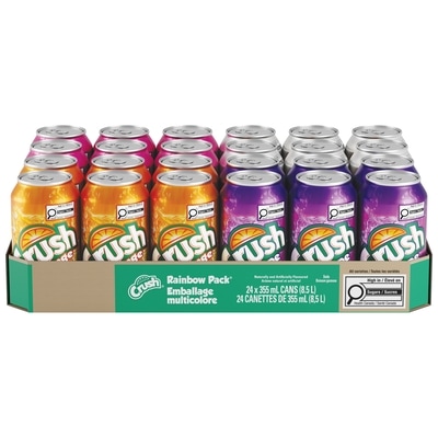 Crush Rainbow Variety Pack White 24x355.0 ml, $3.94/100ml