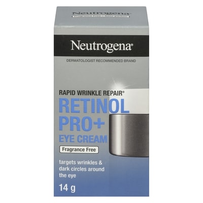 Neutrogena Rapid Wrinkle Repair Retinol Pro+ Eye Cream, Peptide Moisturizer, Reduces Dark Circles Crows Feet, 14-grams 14 ml, $378.50/100ml