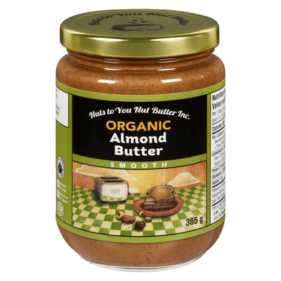 Nuts to You Almond Butter Smooth Organic 365 g, $4.93/100g