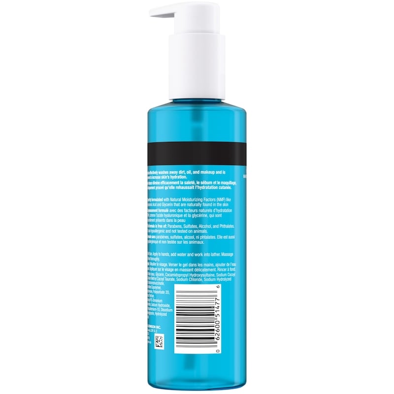 Hydro Boost Hydrating Cleansing Gel, Facial Cleanser, Hyaluronic Acid, Non Comedogenic, Paraben Free