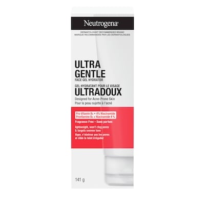 Neutrogena Ultra Gentle Face Gel Hydrator, Dry Skin Cream 141 g, $14.18/100g