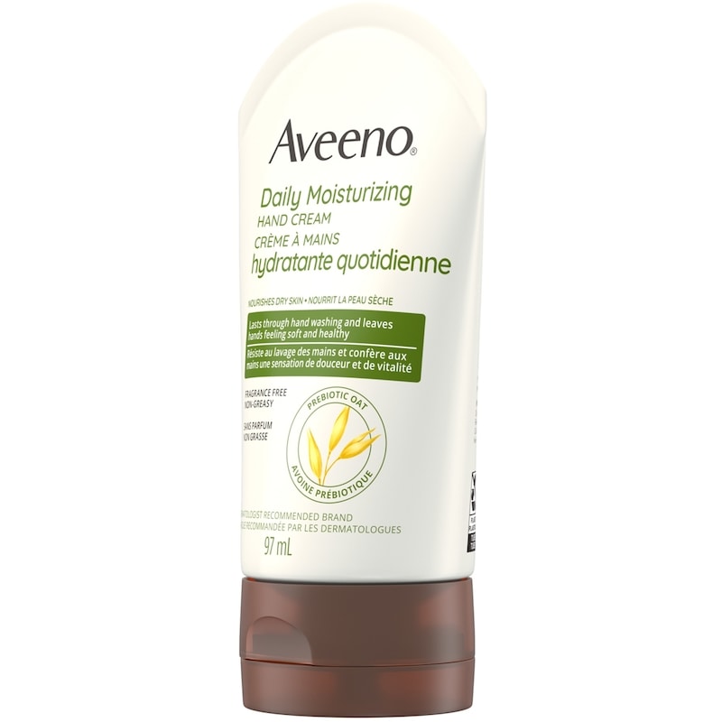 Daily Moisturizing Hand Cream, Dry Skin Hand Lotion, Non-GMO Oat Moisturizer, Paraben Free, Fragrance Free