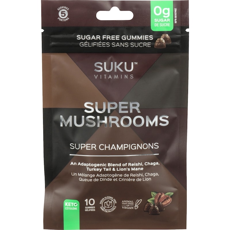 Sugar Free Gummies Super Mushrooms