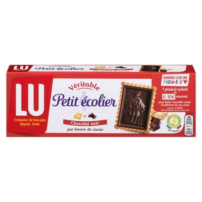 LU Petit écolier petit beurre avec tablette de chocolat fin 150 g, 3,33 $/100g