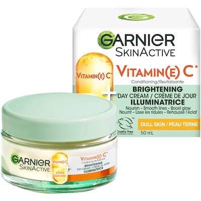 Garnier Vitamin C Crème de Jour Éclaircissante avec Super Agrumes, Nourrit et Booste l'Éclat de la Peau,  Pour les Peaux Ternes 50 ml, 23,98 $/100ml