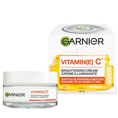 Garnier Vitamin C* Crème de Jour Éclaircissante avec Super Agrumes, Nourrit et Booste l'Éclat de la Peau, SkinActive, Pour les Peaux Ternes 50 ml, 23,98 $/100ml