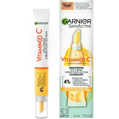 Garnier Crème pour les Yeux Éclaircissante avec Vitamin C et Niacinamide 15 ml, 58,60 $/100ml