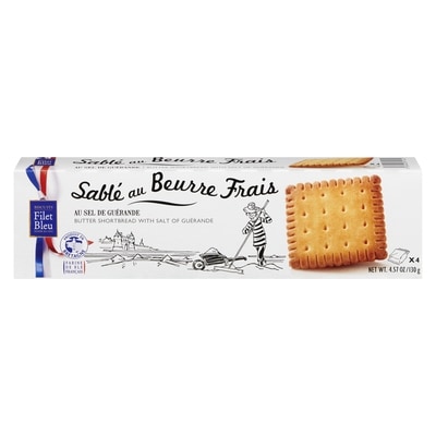 Filet Bleu Biscuits sablés au beurre frais 130 g, 3,84 $/100g