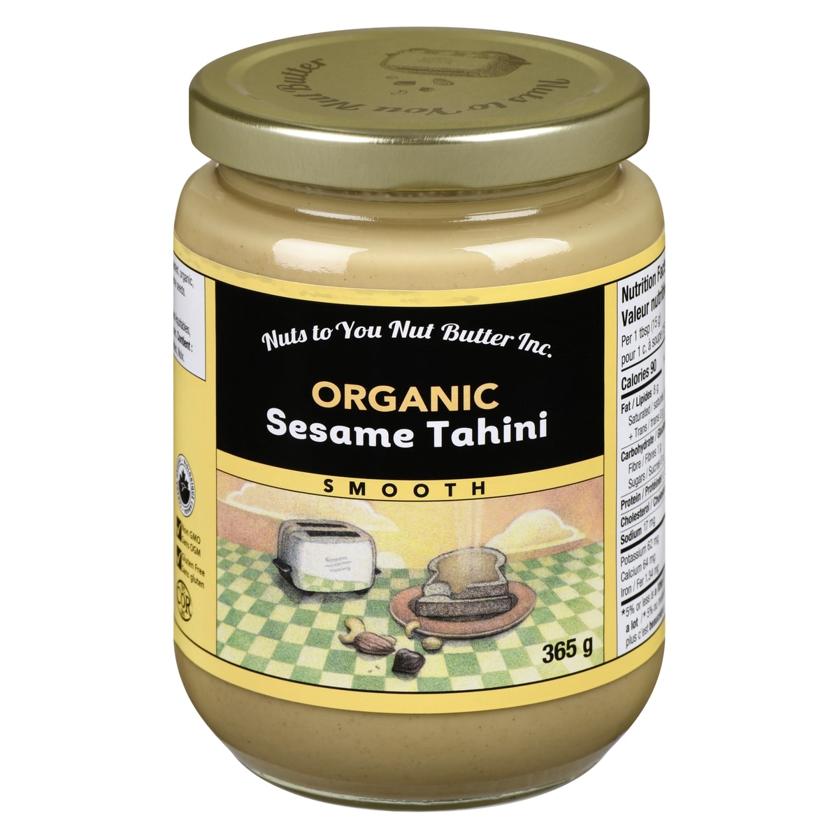 Nuts to You Organic Fair Trade Tahini 365 g, $2.74/100g