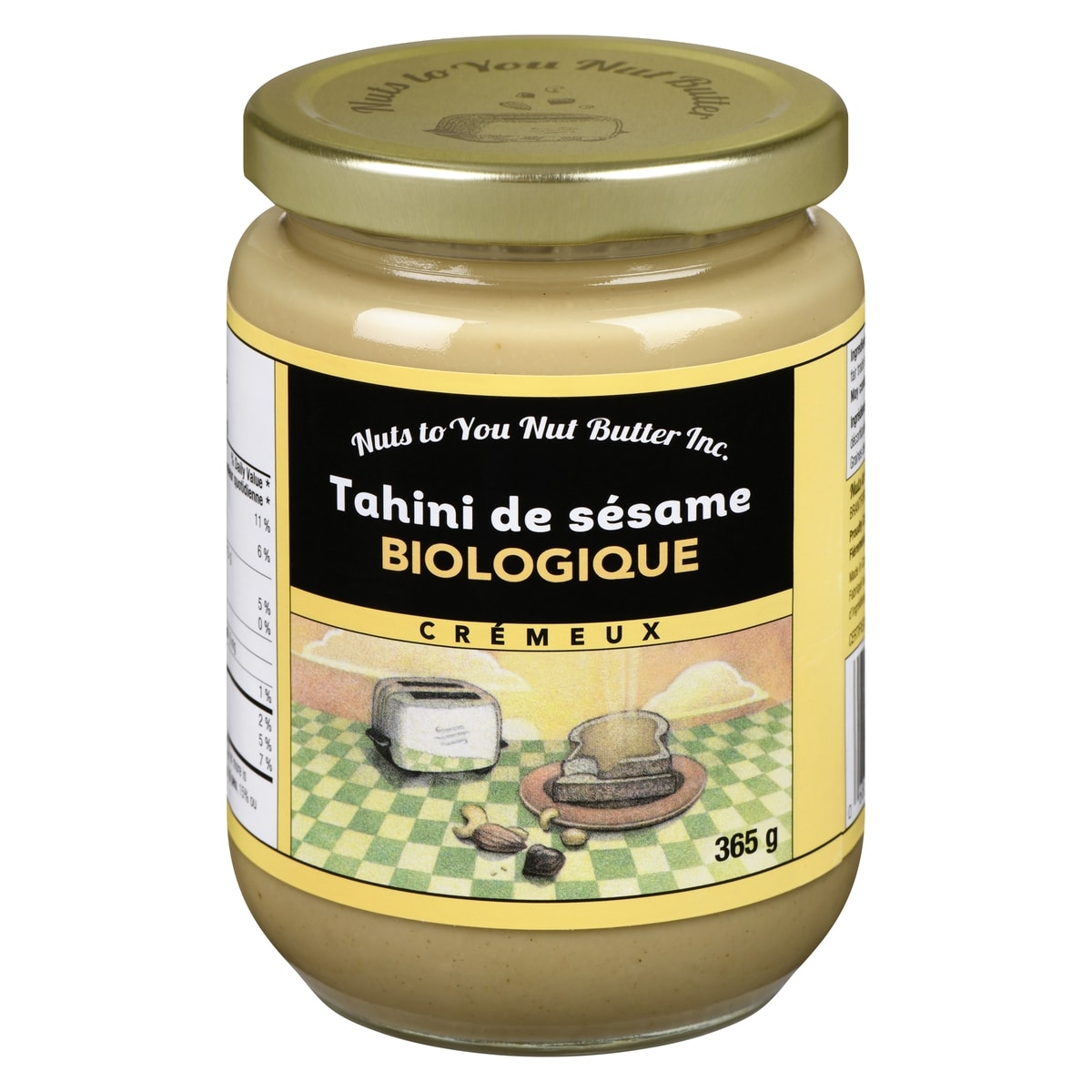 Nuts to You Tahini de sesame equitable biologique 365 g, 2,74 $/100g