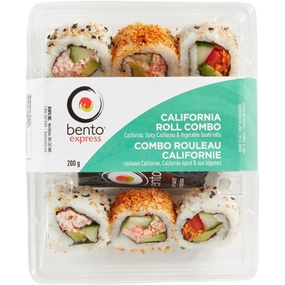 Bento Combo Rouleau Californie 200 g, 3,75 $/100g