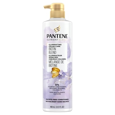 Pantene Sulfate Free Conditioner, Illuminating Hair Color with Biotin, Safe for Color Treated Hair, Nutrient Blends 400 ml, $3.37/100ml