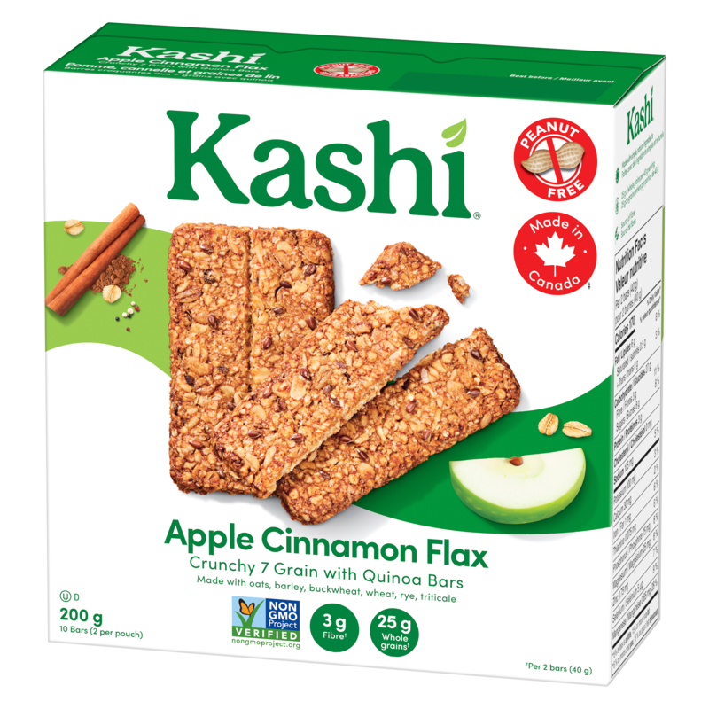 Crunchy 7 Grain With Quinoa Bars Apple Cinnamon Flax