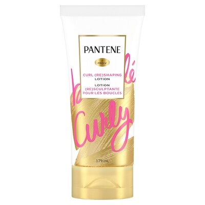 Pantene Lotion , hydratante, cheveux bouclés, crème qui refaçonne et définit les boucles avec vitamine B5, sûr pour les cheveux colorés, Pro-V 179 ml, 6,42 $/100ml
