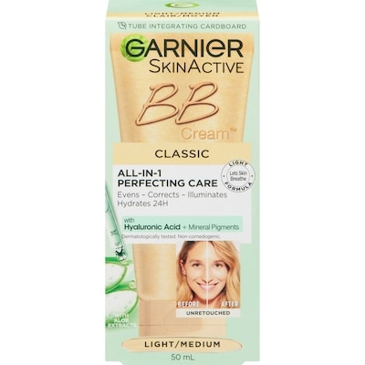Garnier SkinActive BB Cream Classic with Hyaluronic Acid & Aloe Light/Medium 50 ml, $45.98/100ml