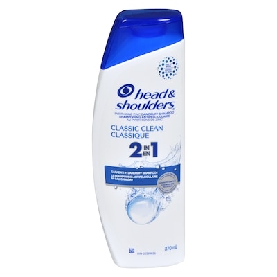 Head & Shoulders Classic Clean 2-in-1 Shampoo + Conditioner 370 ml, $1.97/100ml