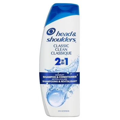 Head & Shoulders Shampooing et revitalisant 2 en 1 Classique 370 ml, 1,76 $/100ml