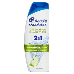 Head & Shoulders Shampooing et revitalisant 2 en 1 Pomme verte 370 ml, 2,02 $/100ml