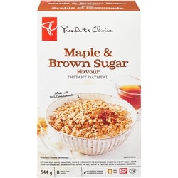 Instant Oatmeal, Maple & Brown Sugar
