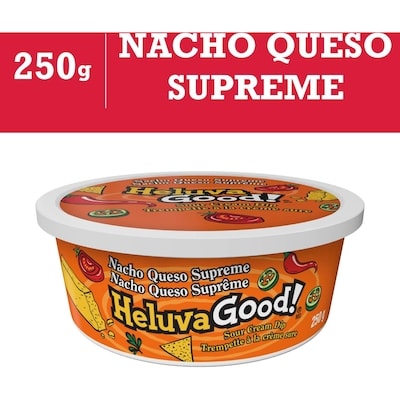 Heluva Nacho Queso Supreme Sour Cream Dip 250 g, $1.80/100g