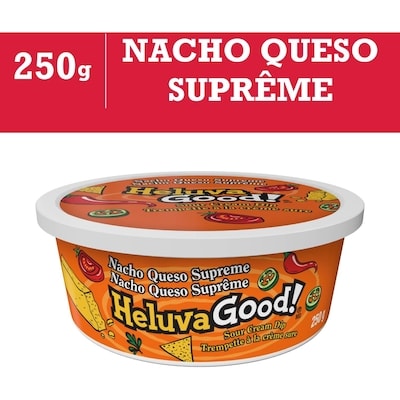 Heluva Trempette à la crème sure Nacho Queso Suprême 250 g, 1,80 $/100g