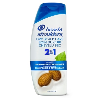 Head & Shoulders Shampooing et revitalisant 2 en 1 Soin du cuir chevelu sec 613 ml, 2,04 $/100ml