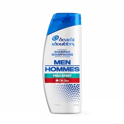 Head & Shoulders Shampooing antipelliculaire pour hommes, Pure Sport 613 ml, 2,12 $/100ml